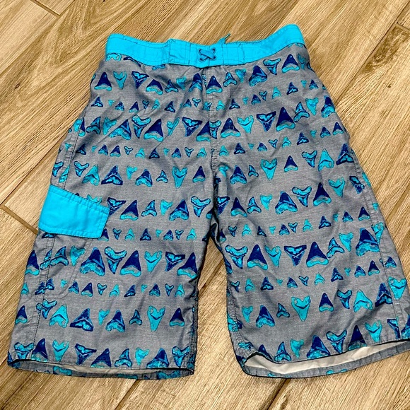 Toddler Boy Swim Trunk-Shark Tooth main image 1